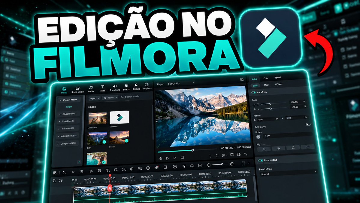 LSPaulo136's tweet photo. 🎬🔥 QUER APRENDER A EDITAR NO FILMORA?
Preparei um tutorial mostrando como editar vídeos no Filmora do zero! 💻✂️
🎵 Áudio • ✨ Efeitos • 🔥 Transições • 📝 Textos e muito mais!
👉 Assista: https://t.co/OoI7GkPieu
#Filmora #EdiçãoDeVídeo #Tutorial #VideoEditing #YouTube #IA https://t.co/4zN0nyRqgZ