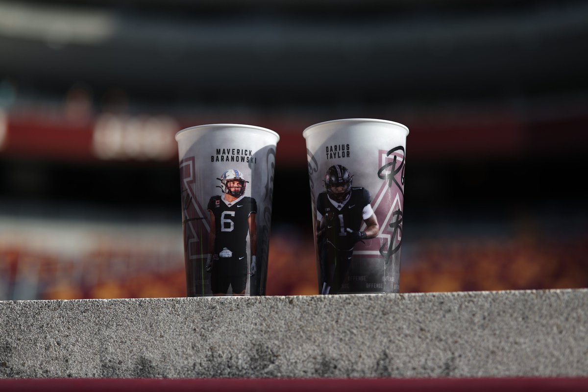 GopherSports's tweet photo. Some ELITE options on the concourse all season long at Huntington Bank Stadium! 🧃

@Drakelindsey5 
@AgentAnt0 
@Maverick_b5 
@Dariustay1or 

#RTB #SkiUMah #Gophers https://t.co/RuQ7NBGVMC
