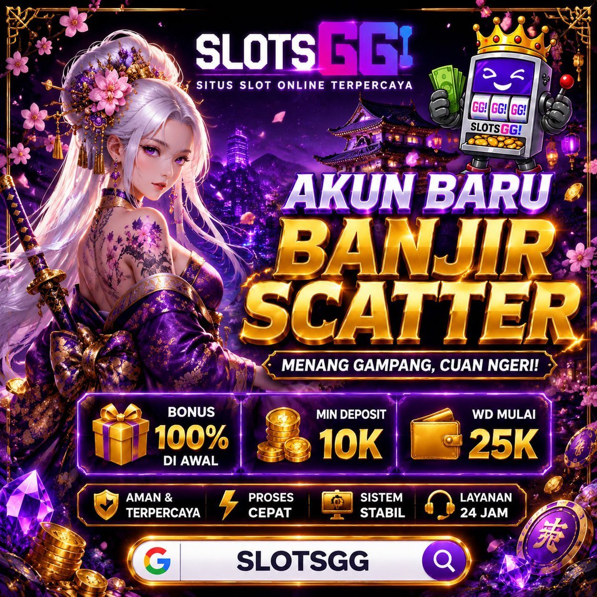 SlotsggHoki's tweet photo. 🔥 SLOTSGG - AKUN BARU BANJIR SCATTER🔥
Siapin Akunmu &amp; Nikmati Pengalaman Main Seru💥

🎁 BONUS NEW MEMBER &amp; ANTI RUNGKAD
💰 MIN DEPOSIT 10K • WD MULAI 25K
⚡ Proses Cepat • Sistem Aman • CS 24 Jam

🔗Link : https://t.co/w7dP7OOrO5

CARI DI GOOGLE: SLOTSGG &amp; CEK PROMONYA🔥 https://t.co/Mylsv1yA6N
