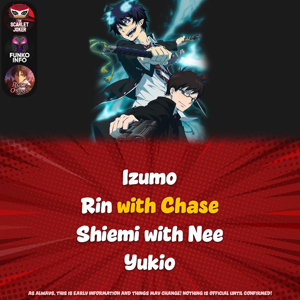 ScarletJokerTWT's tweet photo. Coming Spring 2027 - Blue Exorcist!
#Funko #FunkoPop #BlueExorcist #Anime https://t.co/z8iiyfHDSM
