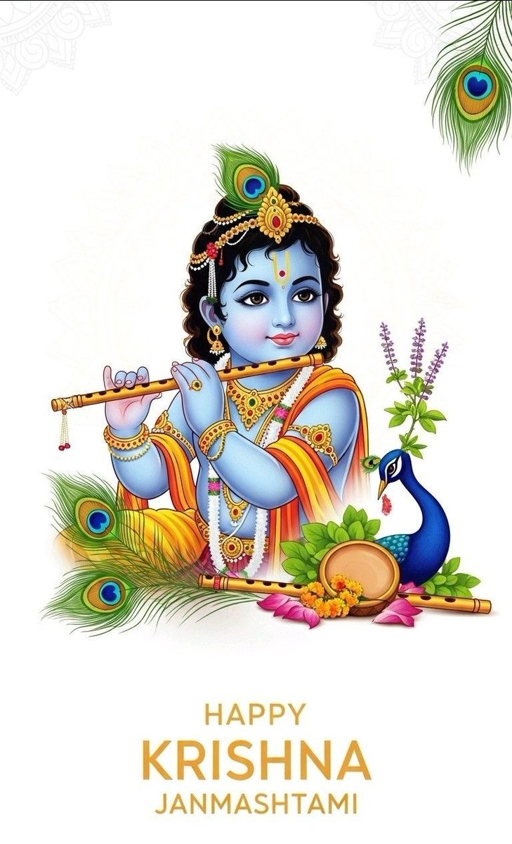 vikasrajput77's tweet photo. आप सभी को श्री कृष्ण जन्माष्टमी की हार्दिक शुभकामनाएँ  ❤️🙏🦚
राधे राधे ❤️🦚🙏 https://t.co/mU1X96tPFd