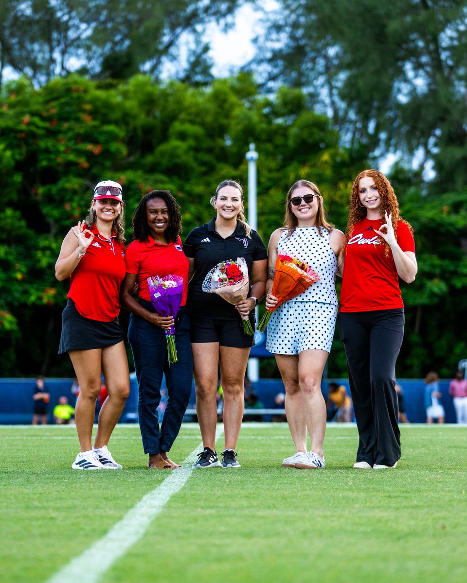 FAUWSoccer's tweet photo. Awesome night celebrating and honoring the women who support our program and make it great! 🤍

#WIP🏝️ https://t.co/iQpfl4IxN2