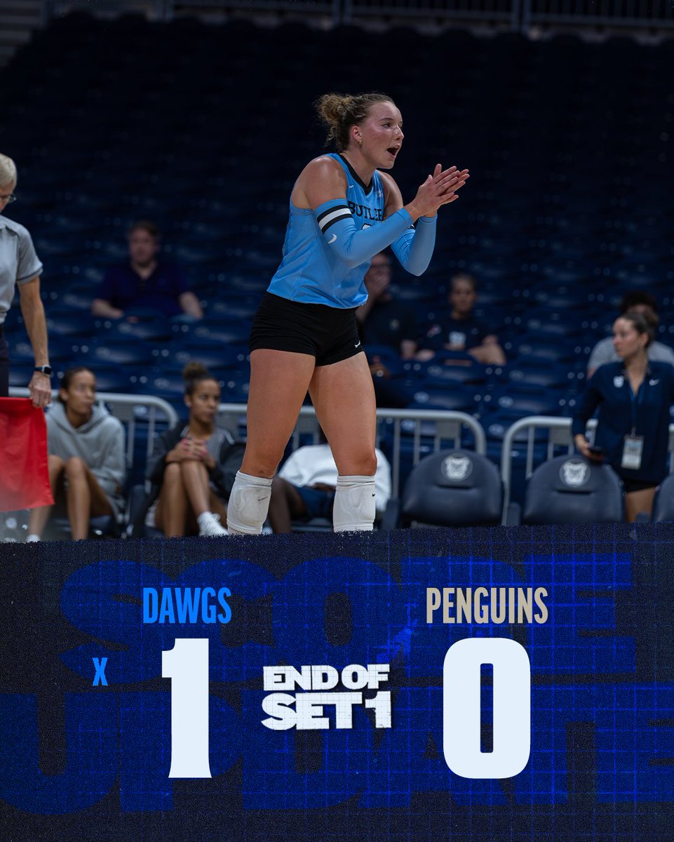 ButlerVB's tweet photo. Dawgs take set one! https://t.co/plTLr2euiN