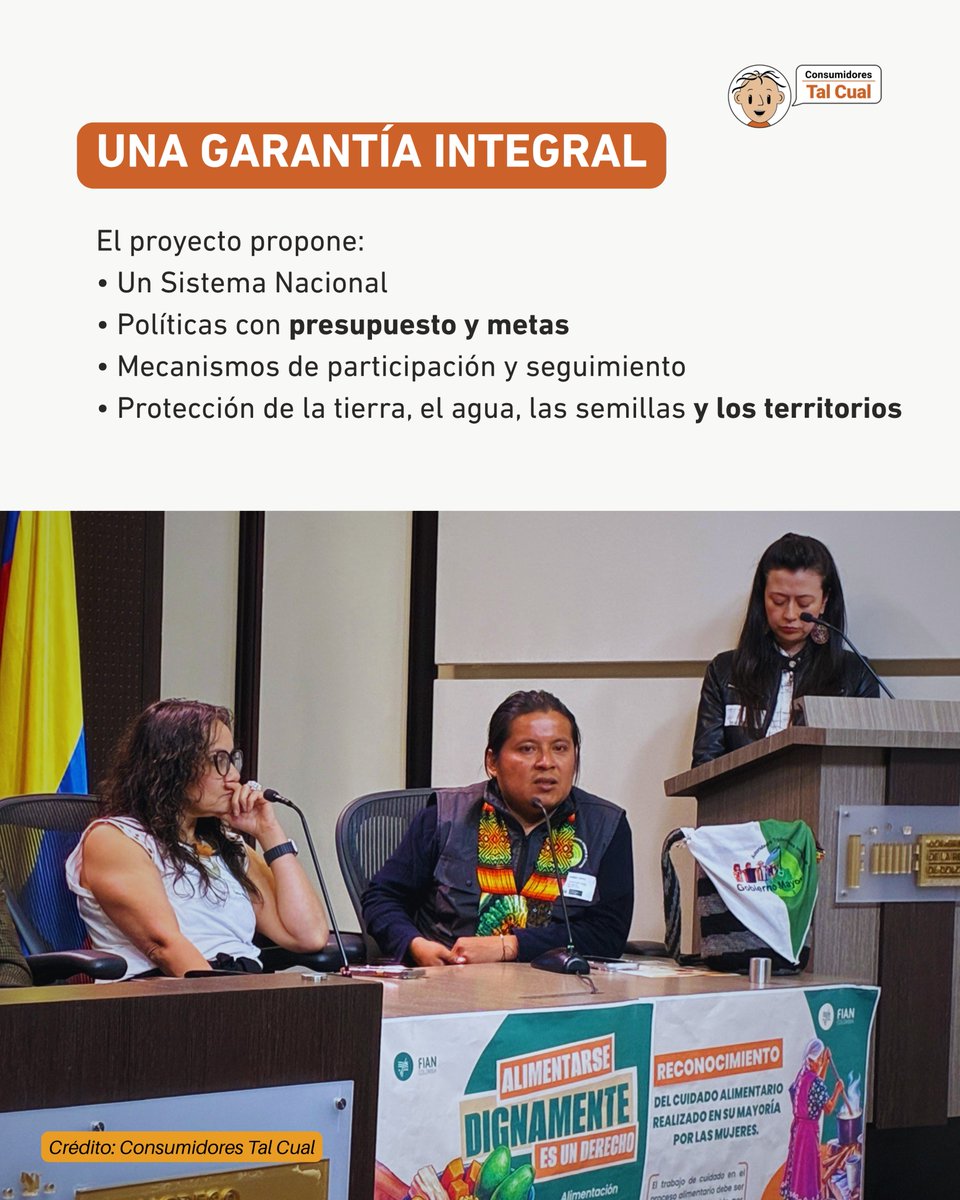 LigaConTalCual's tweet photo. También reconoce que garantizar una alimentación adecuada requiere proteger la tierra, el agua, las semillas y los territorios, así como poner en el centro a quienes cultivan, producen, cuidan y sostienen la alimentación del país. https://t.co/ZfCY92JY09