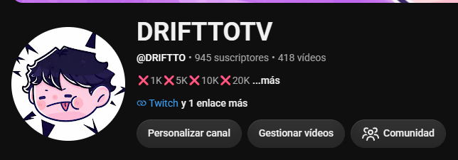 DRIFTTOTV's tweet photo. a 55 de los 1,000 🥳 PRONTO SE CUMPLIRA EL PRIMER SUEÑO DE MUCHOS 💖 #viralㅤㅤ https://t.co/oKqOF6VCXk