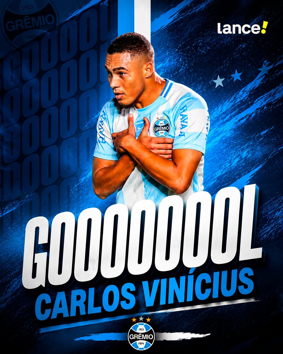 lancenet's tweet photo. ELE DE NOVO! ⚽⚽🇪🇪

Carlos Vinícius marca o segundo do Grêmio e deixa o Imortal Tricolor mais perto da classificação para a semifinal da Copa do Brasil! 😯

Grêmio 2-0 Internacional

#Redes2 #LanceInforma #LanceTR https://t.co/3MFk9BiCYY