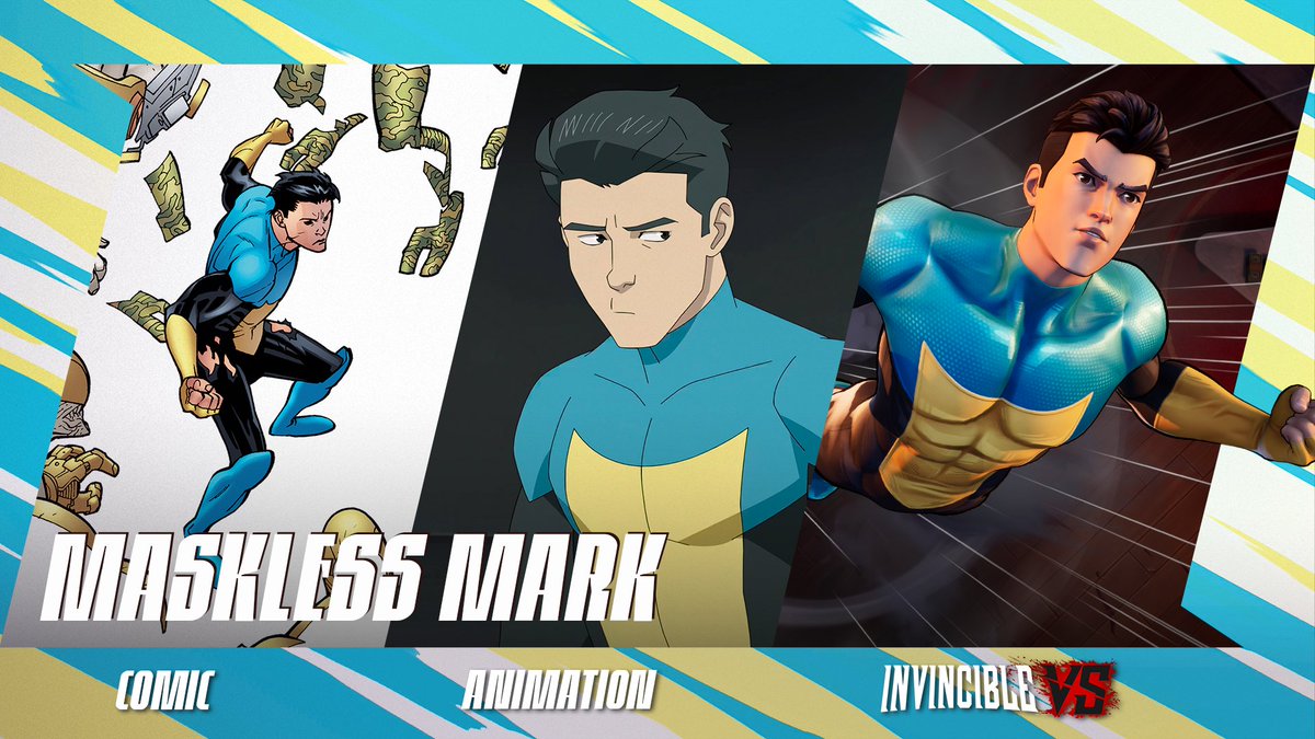 InvincibleVS's tweet photo. Oh, hi Mark.

Beat Story Mode on Viltrumite Difficulty to unlock Maskless Invincible in Invincible VS. https://t.co/vxY91FmfhX