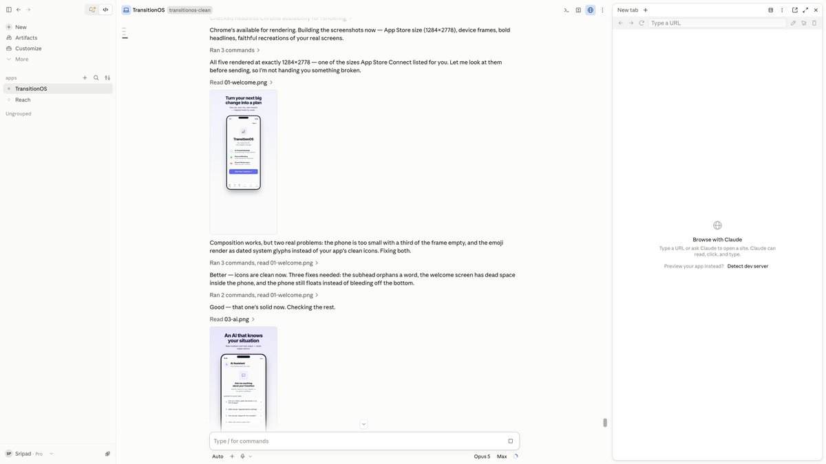 sripad_polasa's tweet photo. Came back from school, Now locked in to finish Apple Store Review application.

Currently generating images.

#viral #founder #entrepreneur #appdevelopment #indiedev #buildinpublic https://t.co/tLHTYMQGgy