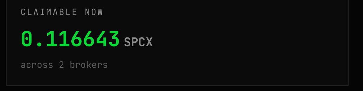 apiogamingguild's tweet photo. I got 0.116 SPCX or $17 in @robinbrokers just by fusing! $ROBIN 
@ponsdotfamily @RobinhoodApp https://t.co/cx9qL3EO8p