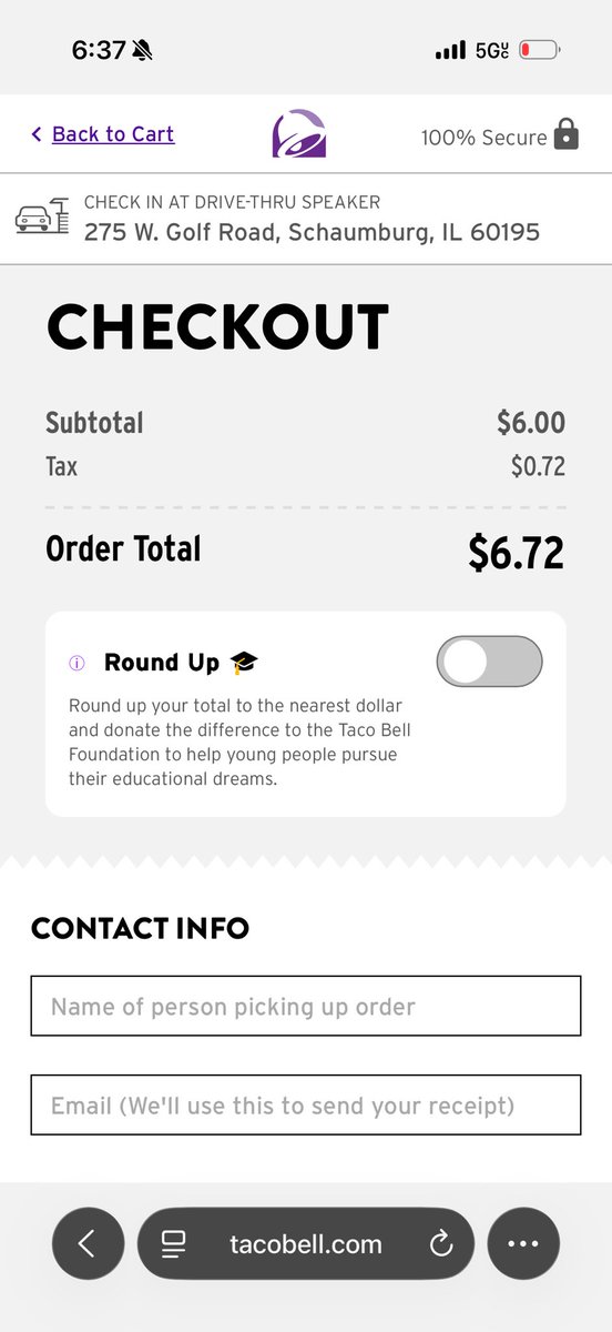 KL0NOPIN's tweet photo. @Chimex410 @tacobell gang don’t scare me i already got my order locked in at the same lo 😭😭😭 https://t.co/HwbpH16N5h