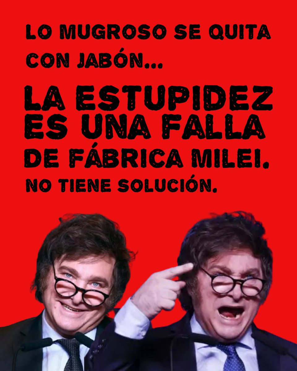 WenuyG's tweet photo. Gritar más fuerte, descalificar, sentirse un ser superior, solo da cuenta de problemas mentales. Lo que preocupa es que hay quienes los siguen y les aplauden.

@JMilei @joseantoniokast  @Jou_Kaiser https://t.co/1XbEBMeCJQ