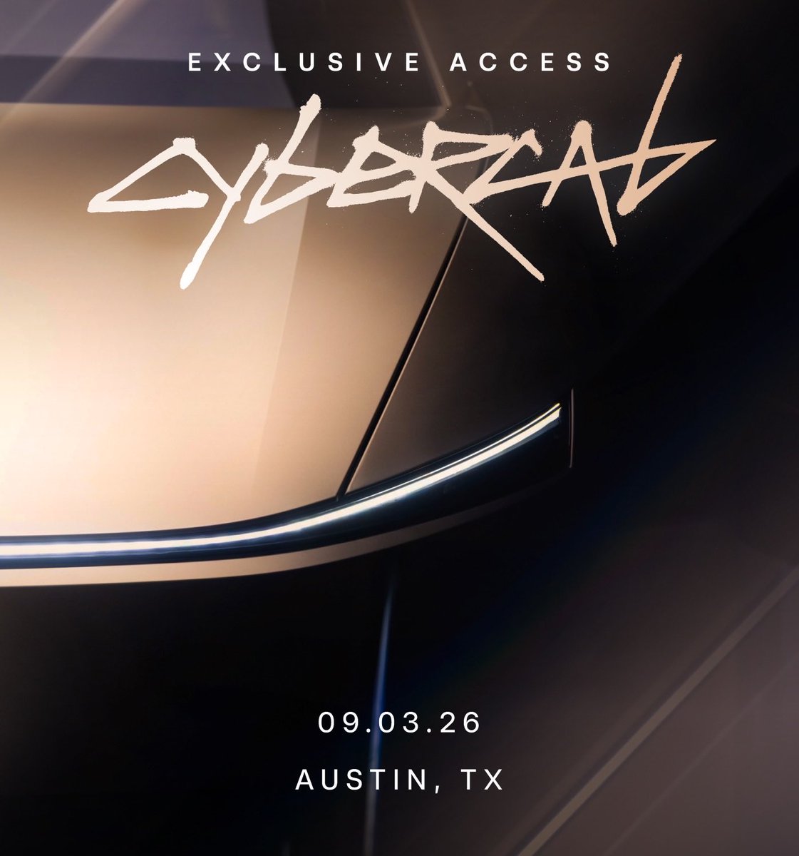 jiggedy's tweet photo. @NotATeslaApp What event? Invite just mentions exclusive access. Could have just meant access to ride in cybercabs before public release. Maybe we just assumed it was an event because that is what happened previously. 
Still, very confusing marketing by them. https://t.co/it1xQzjVdH