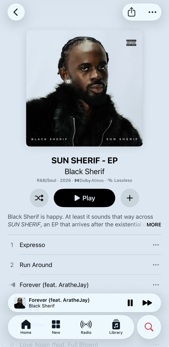 AsieduMends's tweet photo. Black Sherif - Sun sherif out now 💿☀️🔥 https://t.co/H5ExQYFuEW