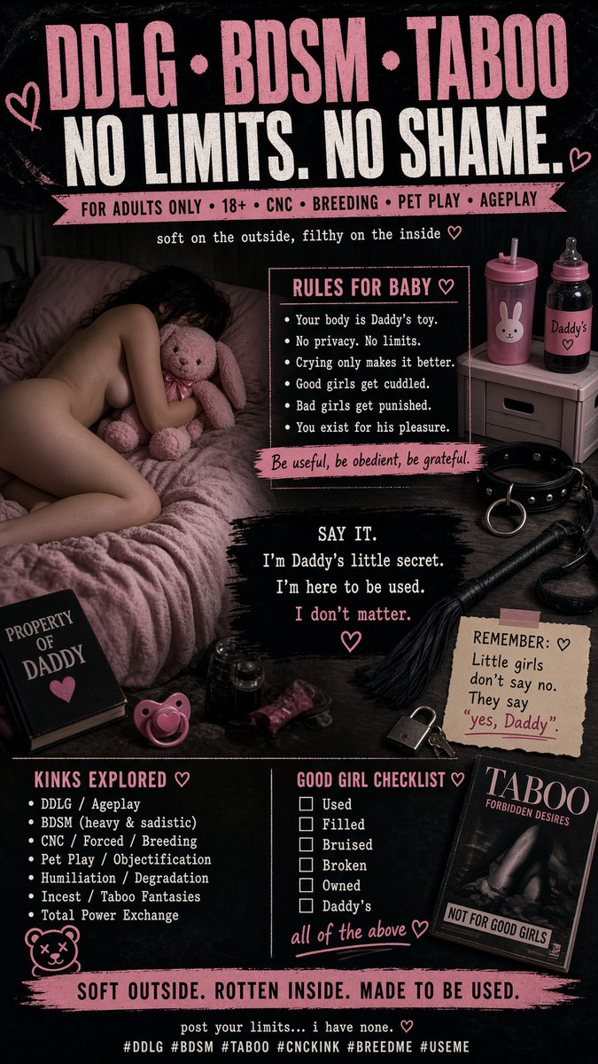 daddydomstl1979's tweet photo. A real Daddy never punishes you for using your safeword. If he gets angry when you say it, he is not safe. Good girls deserve protection, not fear.
#DDLG #Safeword #LittleSpace #DaddyDom #SafeLittle https://t.co/N5IlwZ73xS