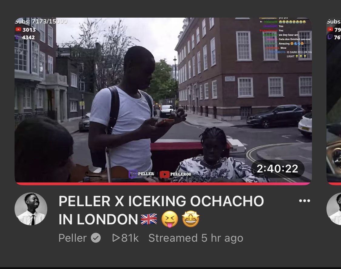 LakesideWise's tweet photo. He clear everybody ‘  streaming on two different platform … all this clown watch live on two platforms but dem deh help us promote only twitch .. make Una promote YouTube also 🤣 catardogs https://t.co/tEipWv5O7V