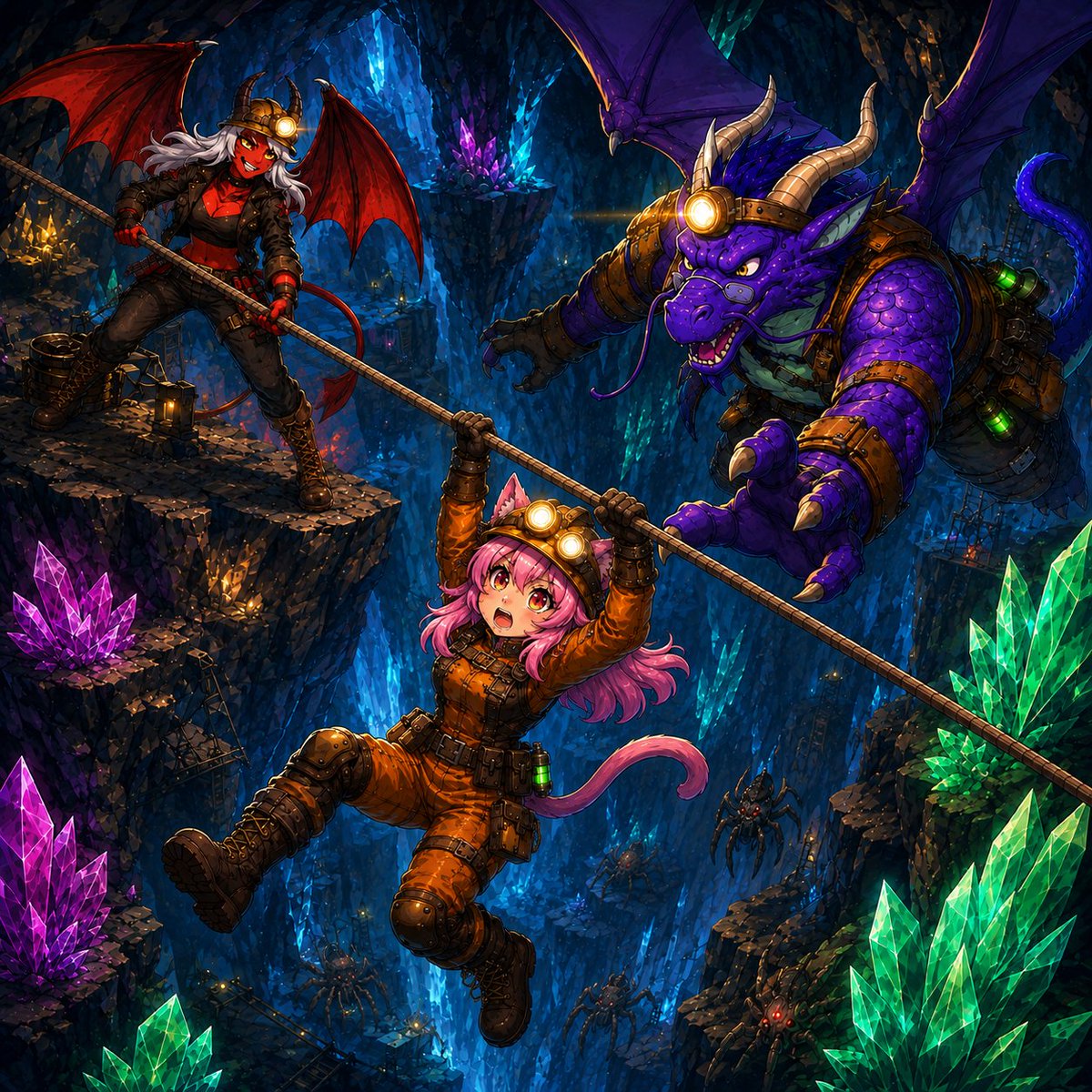 MystikkTales's tweet photo. The deeper we travel into Hoxxes, the more dangerous our #DeepRockGalactic missions become. Tonight: harder objectives, deadly caves, and another completely preventable disaster. 😅
⛏️ LIVE at 7 PM CT
📺 https://t.co/sYdpiBkkGg
#DRG #VTuber #VtuberEN #twitch #stream https://t.co/7QQgwsZXZi