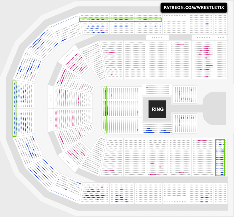 WrestleTix's tweet photo. AEW All Out
Sat โข Sep 26, 2026 โข 6:00 PM
NOW Arena, Hoffman Estates, IL
Available Tickets: 673
Current Setup: 8,429
Tickets Distributed: 7,756
๐ +481 since the last update (1 day ago)
๐ข WILL OSPREAY (c) vs JON MOXLEY made official last night on #AEWDynamite
๐
Days until show: 23
๐ข Total # of seats on map: 9,542
โฎ 12/27/2025 - Worlds End: 8,968
๐ฐ Resale: 350
๐ต Cheapest Ticket (Standard Admission): $39.00
๐๏ธ They've also added several rows, highlighted below, and partially opened Section 119 (side-stage/full-ring view).