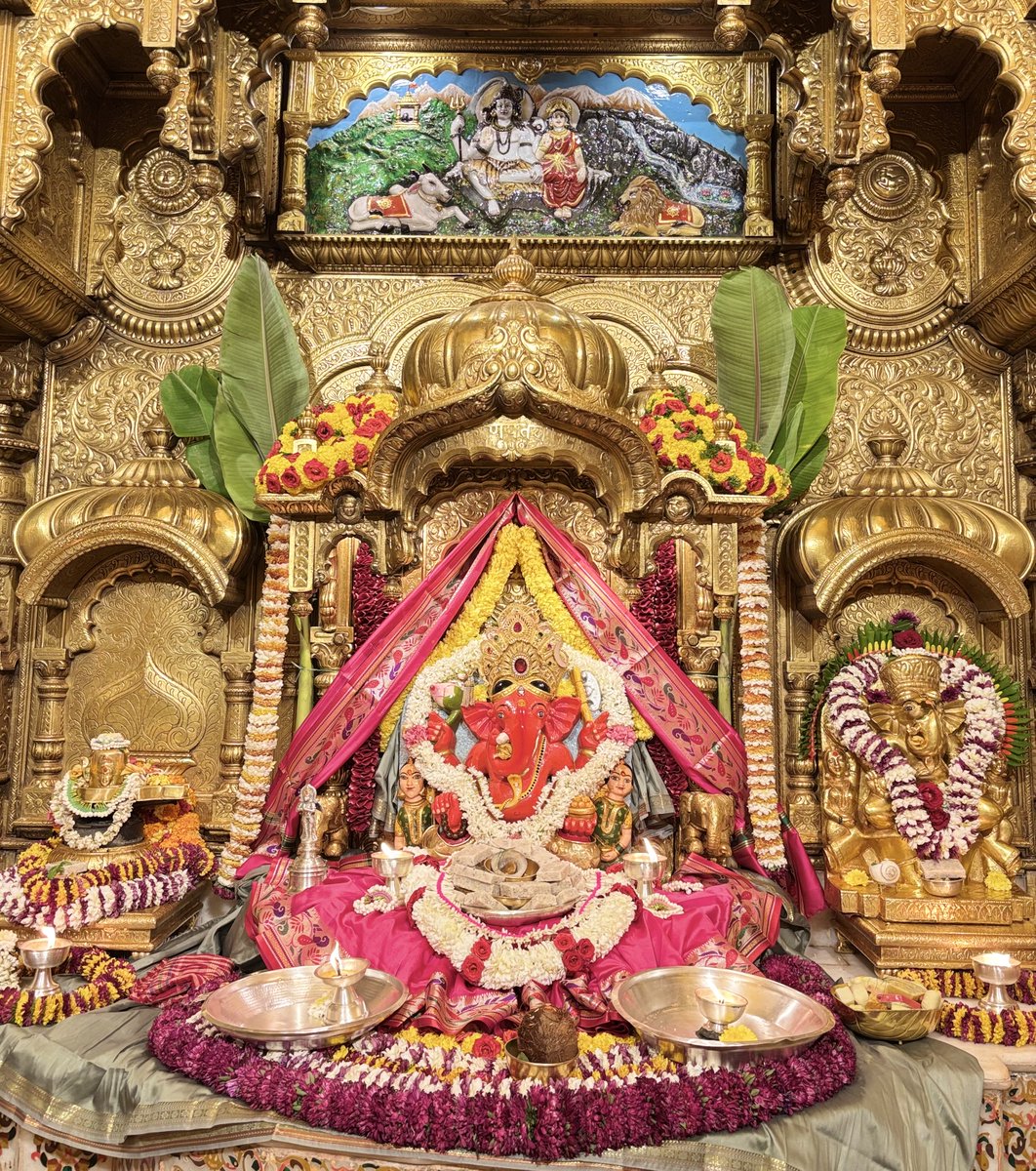 SVTMumbai's tweet photo. 🙏 गणपती  बाप्पा मोरया 🌺मंगलमूर्ती मोरया 🙏०४/०९/२०२६
🙏Ganapati Bappa Moraya 🌺 Mangalmurti Moraya  🙏04/09/2026 https://t.co/wumwvqOjlV