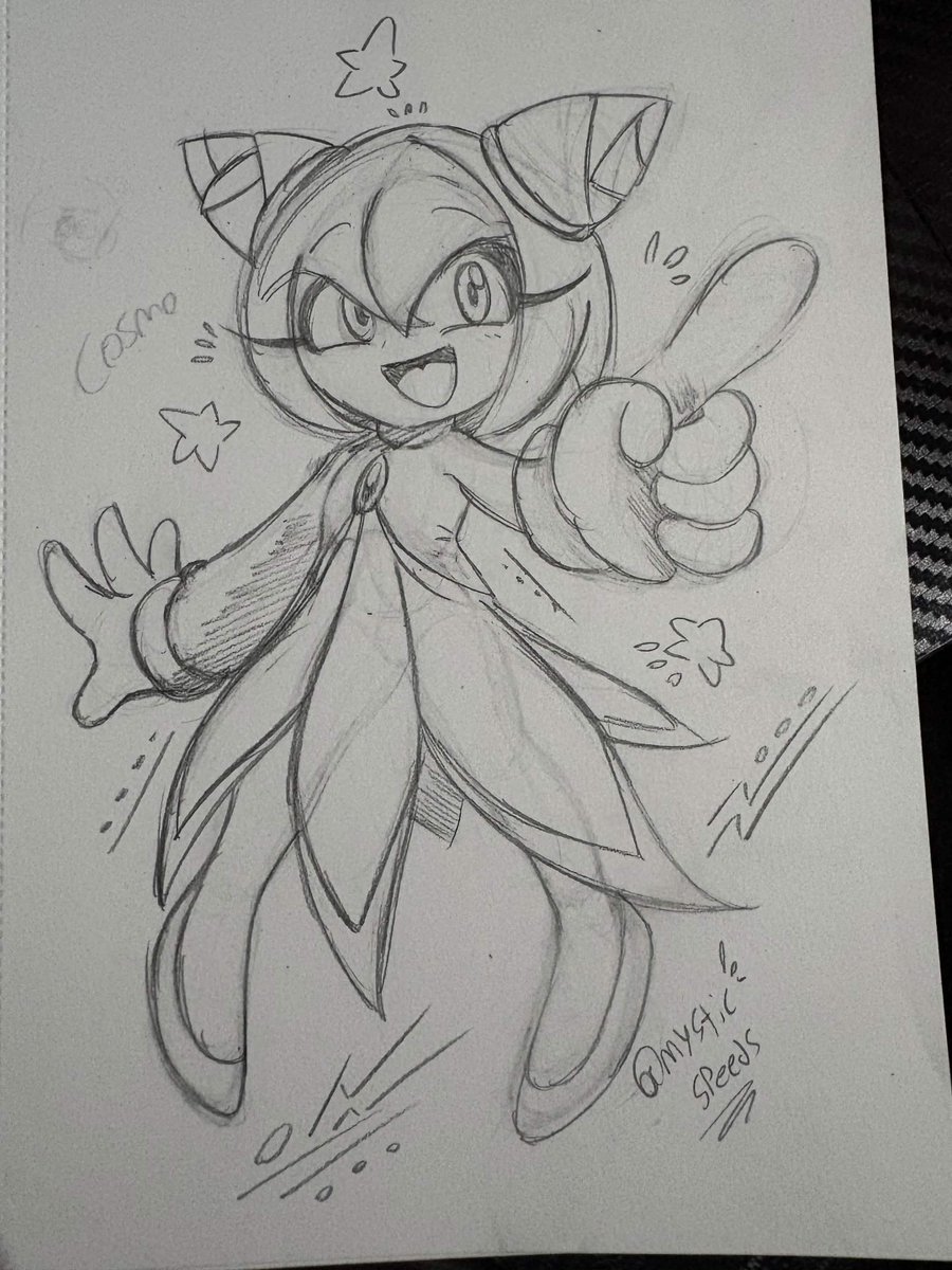 SonicFastDraw's tweet photo. 1ra vez que dibujo a Cosmo https://t.co/fFPk1c8hLS