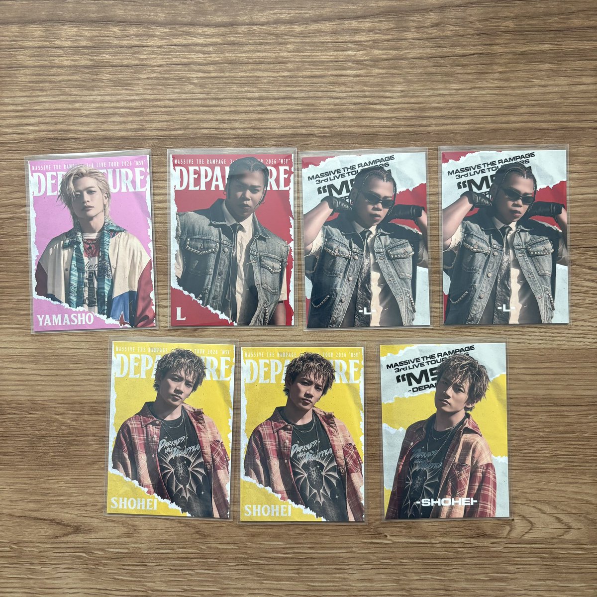 ytam_k115's tweet photo. MA55IVE THE RAMPAGE 3rd LIVE TOUR
2026 "M5V" DEPARTURE
フォトカ 交換

譲】LIKIYA 山本彰吾 浦川翔平

求】神谷健太（白文字）比率違い可

11/9現地にてお手渡しor郵送📮
お心あたりの方いらっしゃいましたらお気軽にリプお待ちしております🌼 https://t.co/BB0blyL5dp