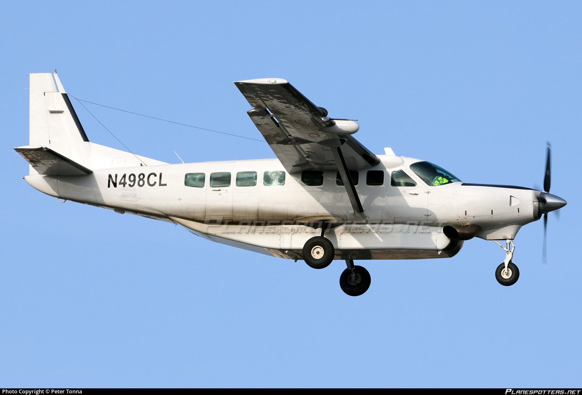 prefix64's tweet photo. Cessna C208B N498CL (#A62E0D), N-Number reservation registered to Brykin Leasing Corp, departed Bishop's Landing Airport on June 9 2026 — a private airfield in Celina, TX sharing Brykin's registered address — routing through McAllen (KMFE) to Toluca (MMTO). https://t.co/S6syqZcd71