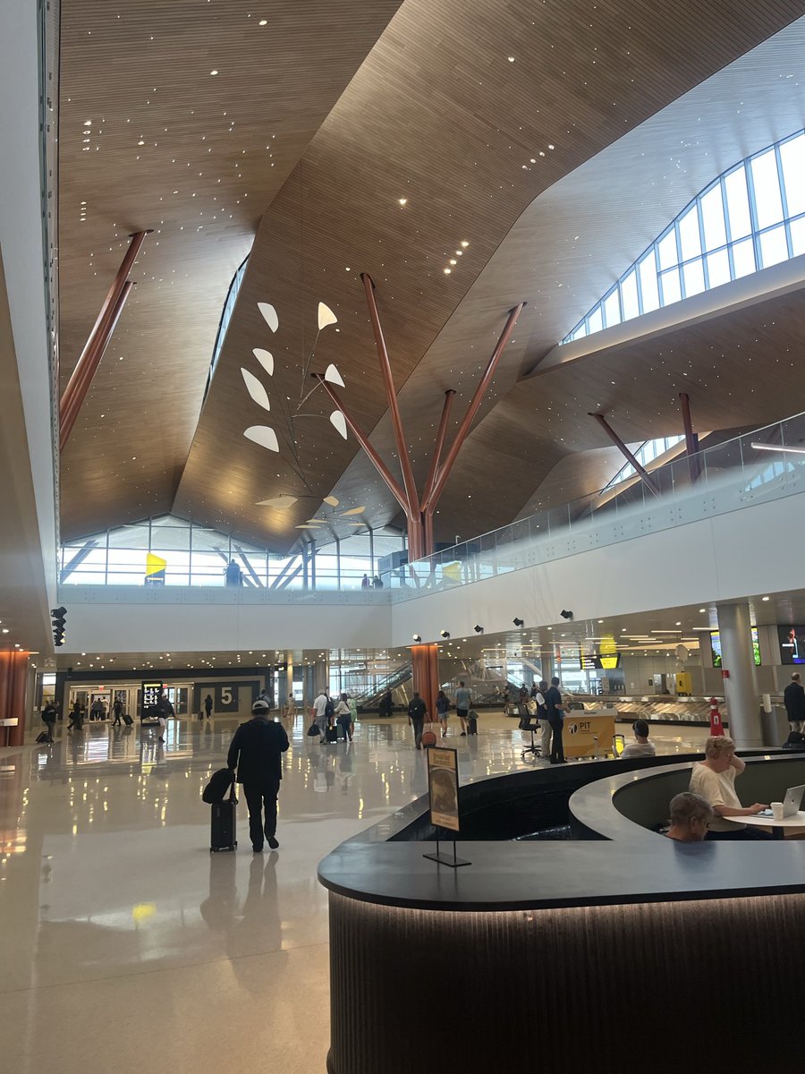 EdMLeonard's tweet photo. We are traveling again @JebBrooks now in @PITairport at the new terminal!  #steelers https://t.co/XSuVAL4uKH