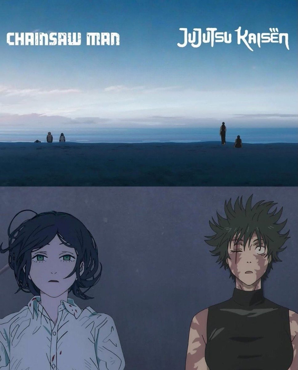kagebluu's tweet photo. same person different ending. https://t.co/tv5vHy2u8s