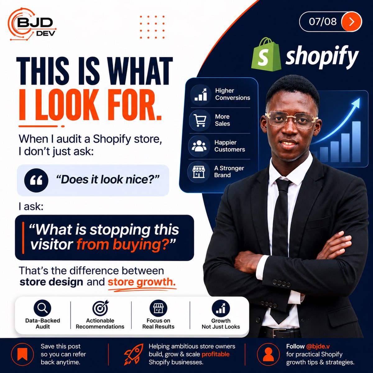 bj__dev's tweet photo. Is your Shopify store leaking sales? 👀

Send me your store URL and I’ll help you identify the biggest conversion leaks.

📩 DM “AUDIT”

#Shopify #ShopifyExpert #ShopifyGrowth #CRO #Ecommerce #BJDEV https://t.co/Ze2gfYpMnh