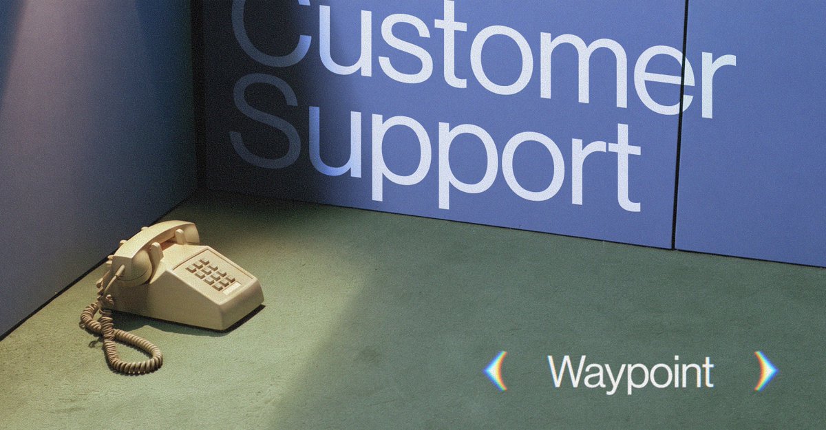 surchain1's tweet photo. Waypoint support account has been created and is now reachable 24/7 on telegram. 

Request live assistance: 
https://t.co/0nkrXc7H6Q

This comes right ahead of Waypoint’s first version’s public release set to go live before midnight EDT tonight. https://t.co/VeZ7oT5mos
