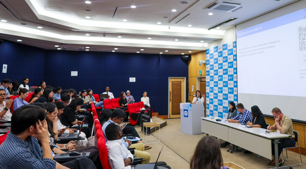 IVIHeadquarters's tweet photo. How do you approach finding a mentor?

At Careers in Vaccinology panels in Seoul, Kigali, and Stockholm, scientists and senior professionals shared career lessons, challenges, and opportunities with International Vaccinology Course participants. https://t.co/4zrnVmO9pc