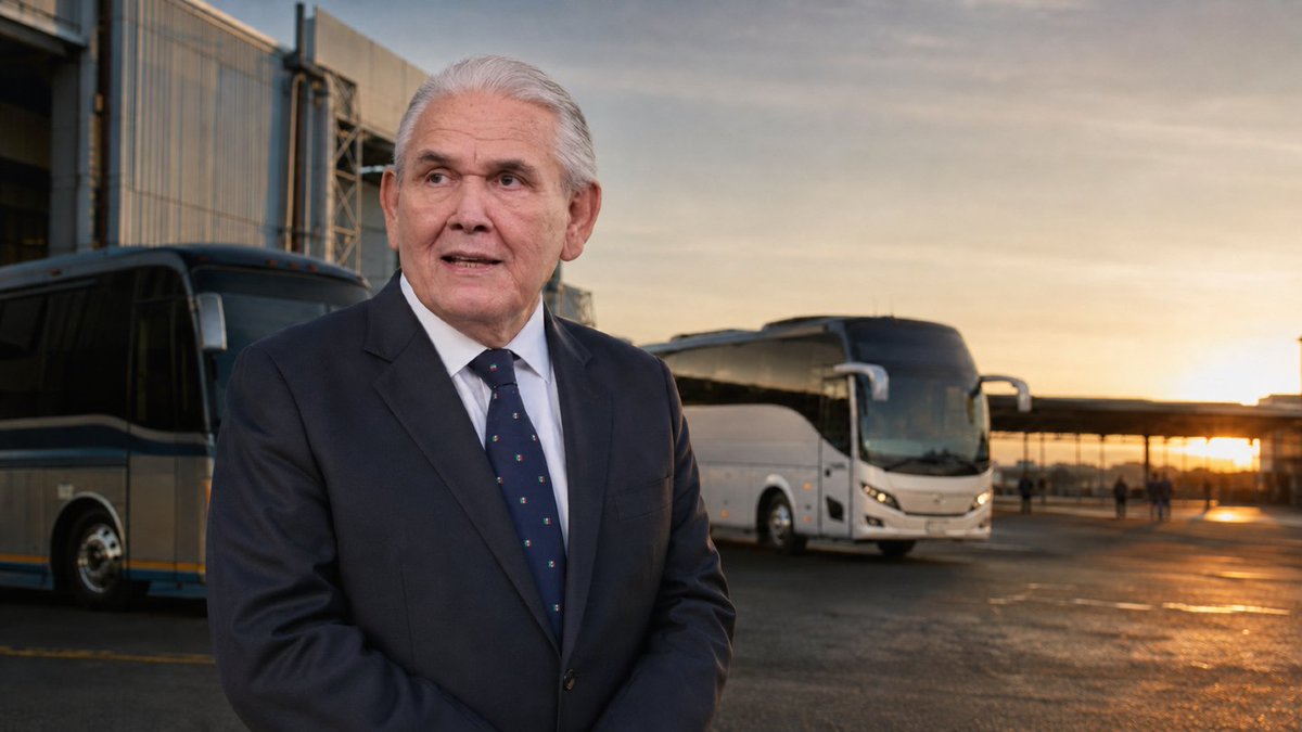 Transportemx's tweet photo. Raymundo Gómez Flores dejó una huella profunda en el transporte mexicano. Su historia estuvo ligada a DINA, MASA y Grupo Estrella Blanca, empresas fundamentales para la fabricación y operación de autobuses en el país. . #DINA #Autotransporte #México #transportepesado #qepd https://t.co/sUP4mkXDxW