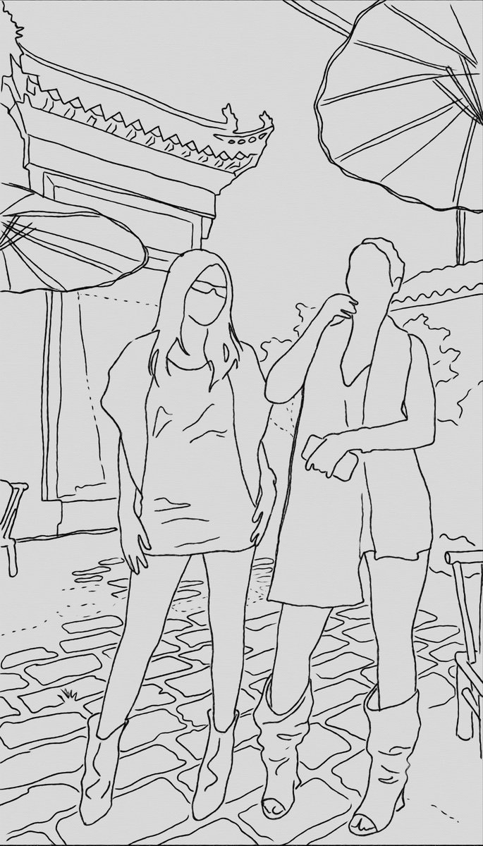 Gretchensmuseum's tweet photo. Capturing the quiet chaos of urban wanderings.
#lineart #fashionillustration #sketchbook https://t.co/TJS13QfTRL