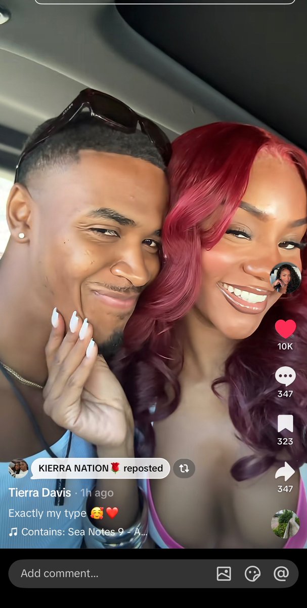 KCTIERRAONTOP's tweet photo. Queen and King Casa 🥰🥰 ahhh, it’s like drinking water in a desert. Latest video on Tierra’s TikTok! SweeTI’S🍭 on top! 

#KCFC #KierraFC #TiTiFC https://t.co/cwLk1aOM1a
