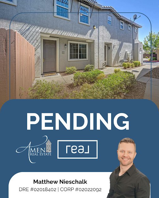 JimAmen's tweet photo. Pending! 🏡✨

The residential property at 1102 Ferry Cir is officially Pending!

Congratulations to our client, and great work by Matthew Nieschalk, who proudly represented the buyer in this exciting transaction. Helping our clients move one step closer to their real estate goals is what we love most!

Whether you're buying your first home, upgrading, or making a smart investment, having the right representation by your side makes all the difference.

#Pending #RealEstate #HomeBuying #BuyerRepresentation #AmenRealEstate #RealEstateSuccess

📍 DRE #02018402 | Corp DRE #02022092