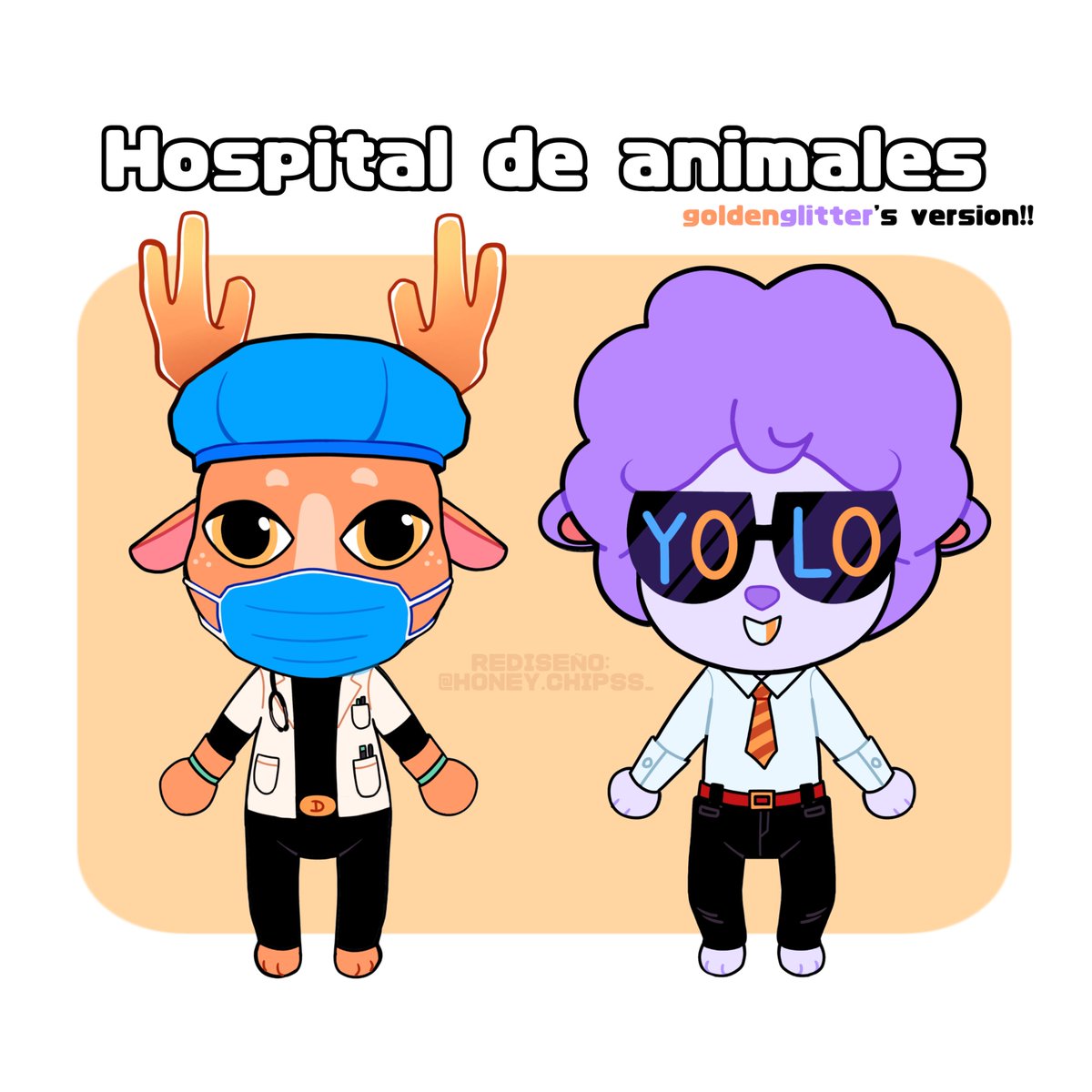 HONEYCHIPSS_'s tweet photo. Funfact: Dream's antlers are made of gold 🫶🏻

#animalhospitalroblox #goldenglittership #utmv https://t.co/ovFl95QO7k