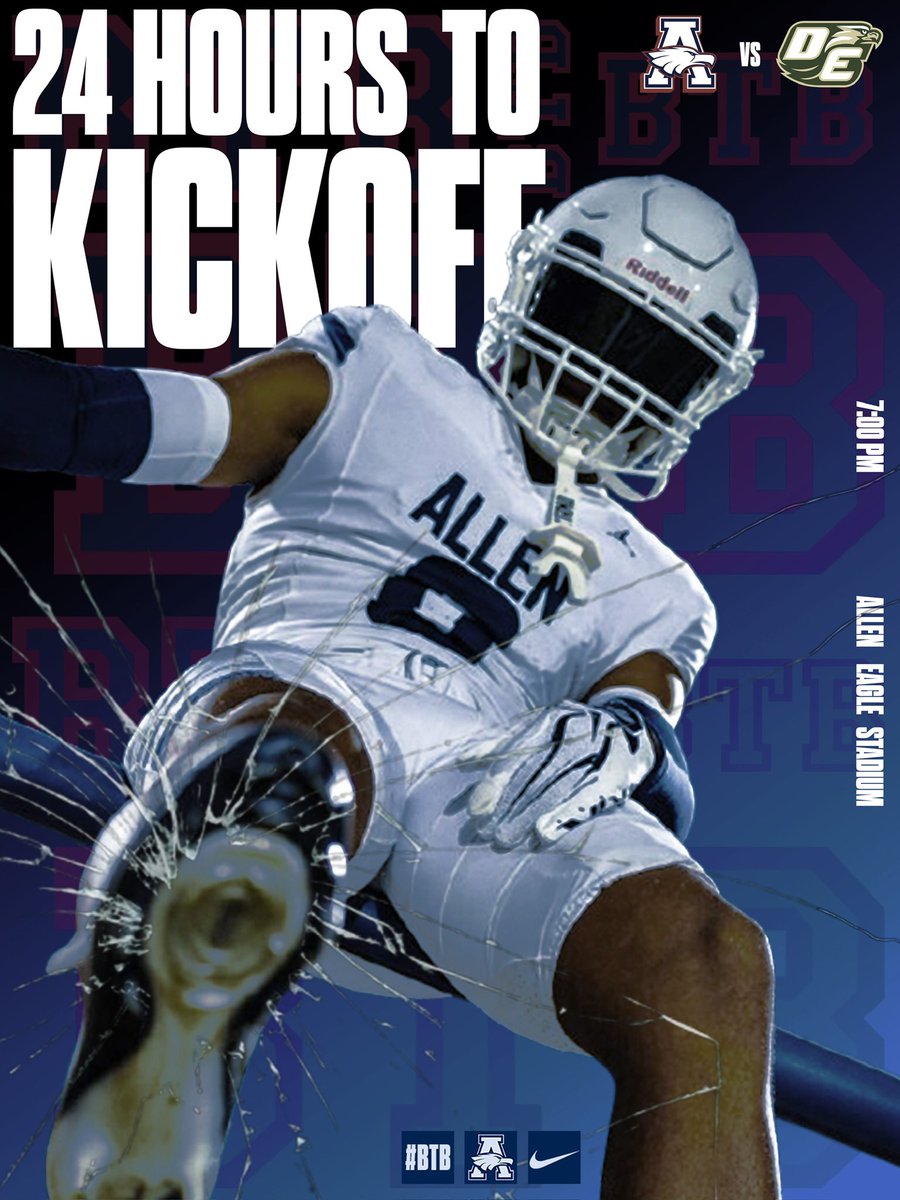 alleneaglesfb's tweet photo. 2️⃣4️⃣ HOURS...🅰️🆙🦅

#BTB | @RecruitAllen | @usnikefootball | @allenstudentsec https://t.co/dUNK3w2IIW