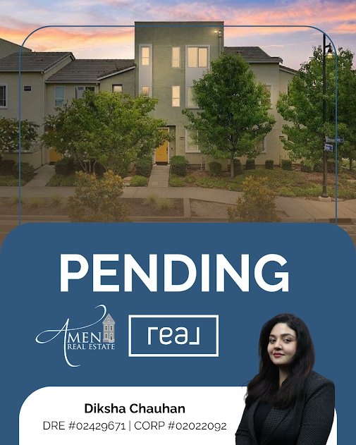 JimAmen's tweet photo. Pending! 🏡✨

The residential property at 3237 Bridgeway Dr is officially Pending!

Congratulations to our client, and great work by Diksha Chauhan, who proudly represented the buyer in this exciting transaction. Helping our clients move one step closer to their real estate goals is what we love most!

Whether you're buying your first home, upgrading, or making a smart investment, having the right representation by your side makes all the difference.

#Pending #RealEstate #HomeBuying #BuyerRepresentation #AmenRealEstate #RealEstateSuccess

📍 DRE #02429671 | Corp DRE #02022092