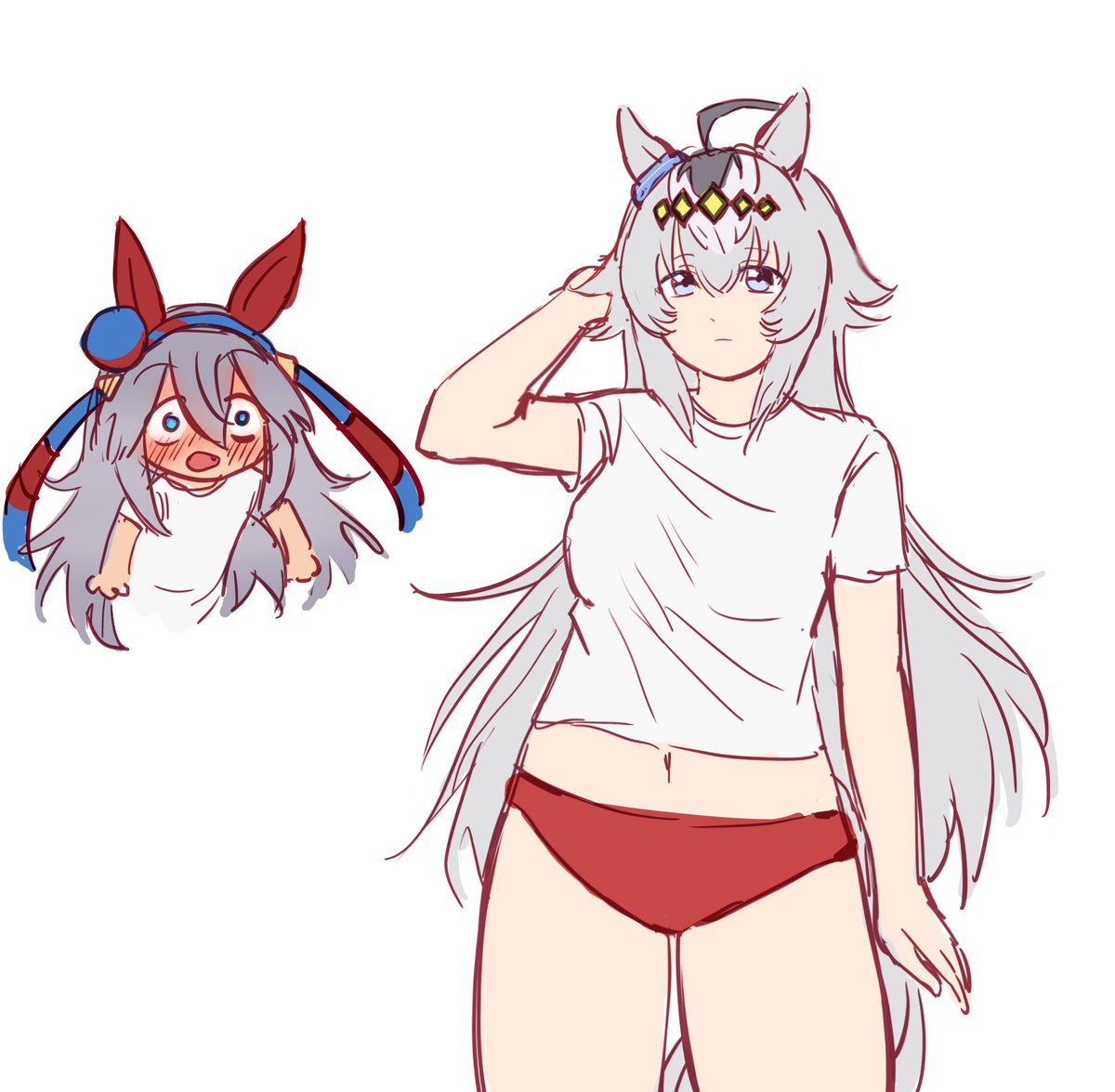 Zazaiiiz's tweet photo. i hope i did chubby oguri justice

#ogutama #umamusumeㅤㅤㅤ https://t.co/FlL4DlN8OB