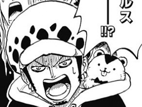 avaxxah's tweet photo. the contrast of law’s and onigiri’s face, yeah bro nobody takes you seriously https://t.co/oeSBQTyLyq