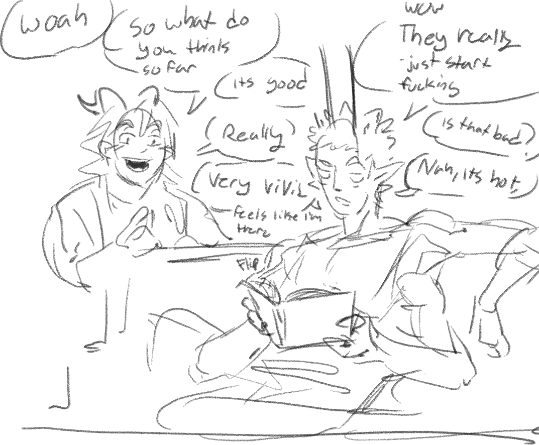 sourmire's tweet photo. #OC top ten ways to flirt with your roommate https://t.co/IoBPEN98K0