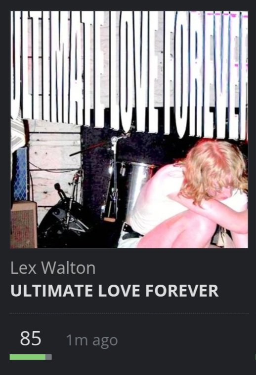 MutedMello's tweet photo. new lex walton album is really good https://t.co/458rW2OmUI