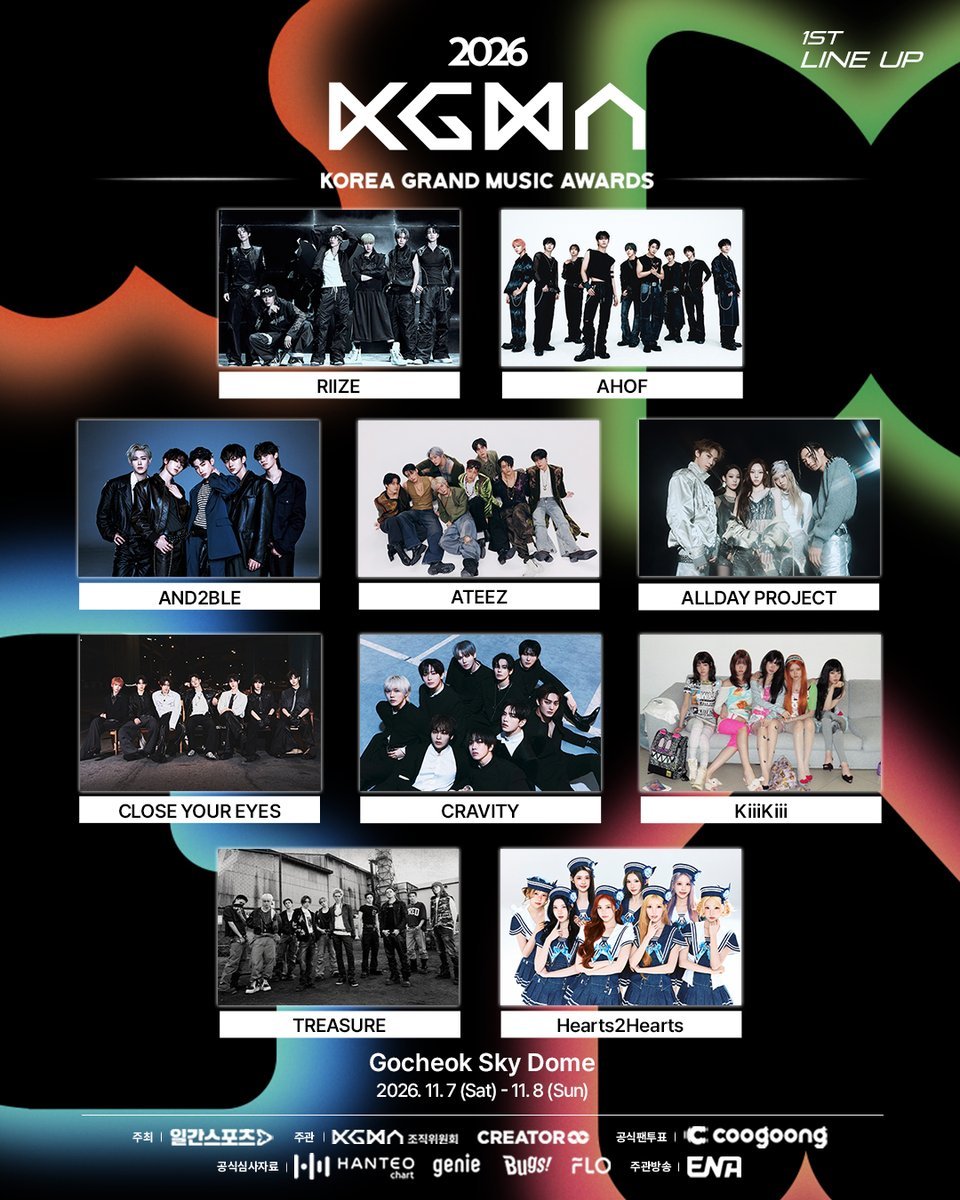 H2H_INA's tweet photo. Hearts2Hearts akan hadir di 2026 Korea Grand Music Awards (KGMA)

📍 Gocheok Sky Dome
🗓 2026.11.7-8

#Hearts2Hearts #하츠투하츠 #H2H
@Hearts2Hearts https://t.co/EpH7obHPBF