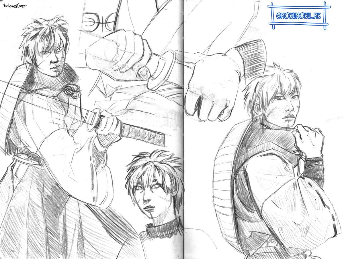 beloathedCorp's tweet photo. Even when I want to draw in a more realistic style, I still want to draw Tobirama!
Using the wonderful @mokumoku_mk 's work, "Reminiscence" as a reference, I love these Senju brothers...
#NARUTO #tobirama https://t.co/SKqkJleUW0