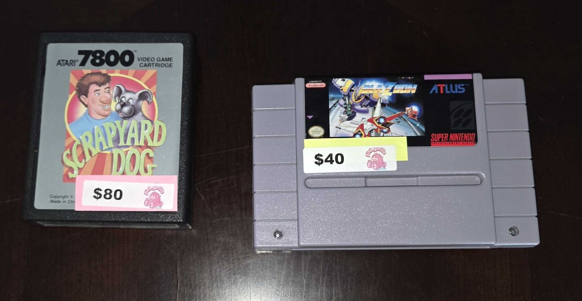 KingOfApoc's tweet photo. My recent Pink Gorilla Games personal shopping finds came in today! BTW if you are out in Seattle for PAX West, make sure you go check out their booth and stores! They got some awesome Retro games and Imports!
@PinkGorillaLLC @DSKoopa
#retrogaming #pickups #collecting https://t.co/2pjds2IfwL