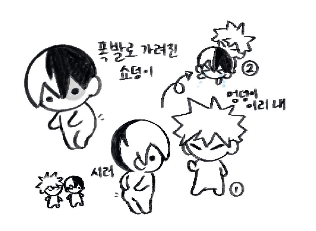 sho1_jang's tweet photo. 💥🍰bktd
쇼덩이~~🍑🍑🍑🍑🍑 그리고 폭이굉이

엉덩이 사수하려는 쇼토와 주물럭거리려는 바쿠고..... https://t.co/7HqOwj0WcG