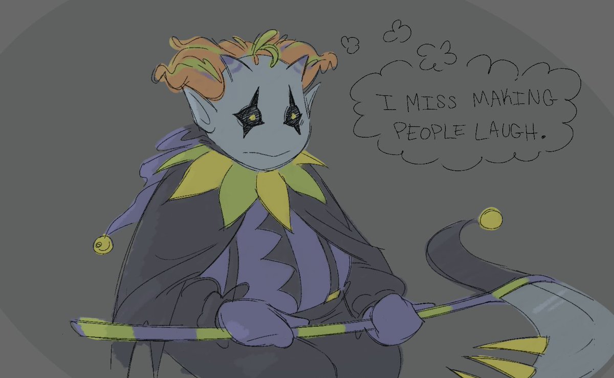 bluegreenghost's tweet photo. Ok I've gotten it out of my system now #jevil https://t.co/B2f8RBGxwL