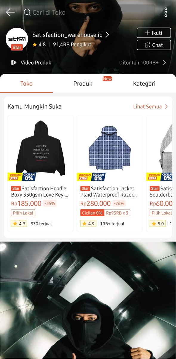 nahzaaii's tweet photo. yang suka outfit dark &amp; lowkey intimidating 🥷🏻🖤

satisfaction wajib masuk radar kalian.
hoodie, jacket, waterproof—tinggal pilih aura 😮‍💨 https://t.co/NbI2Chpz2V