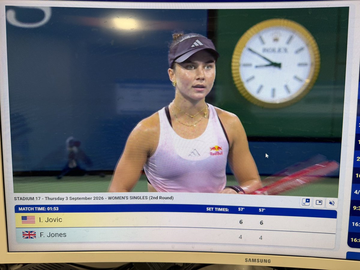 tjmanotoc's tweet photo. And there it is, another Eala - Jovic showdown. This time in Rd 3 of the @usopen 

Should be on Saturday so hopefully Barangay New York can come out in full force! https://t.co/9VBmhcBgIF