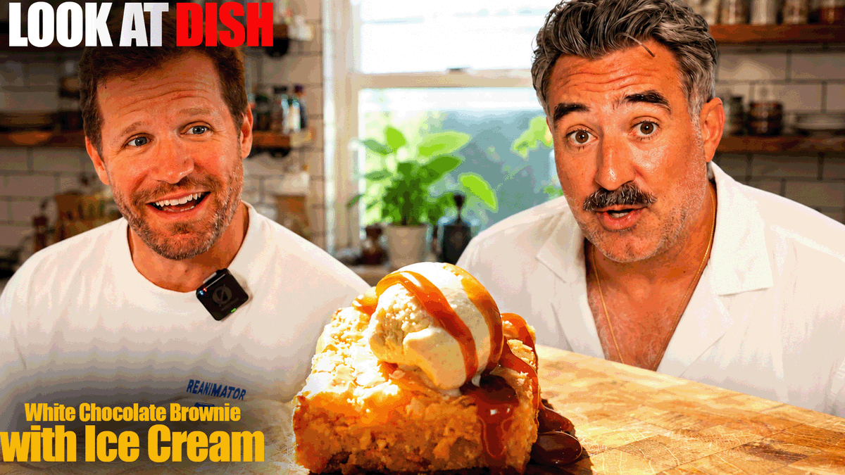 stuffislandcast's tweet photo. New Look at Dish is out now! The fellas make White Chocolate Brownies with Home Made Caramel Sauce check it out below:

Youtube: https://t.co/pHyrrrfM5O
Patreon: https://t.co/HmvBiUAAgJ https://t.co/2aPvHbg437