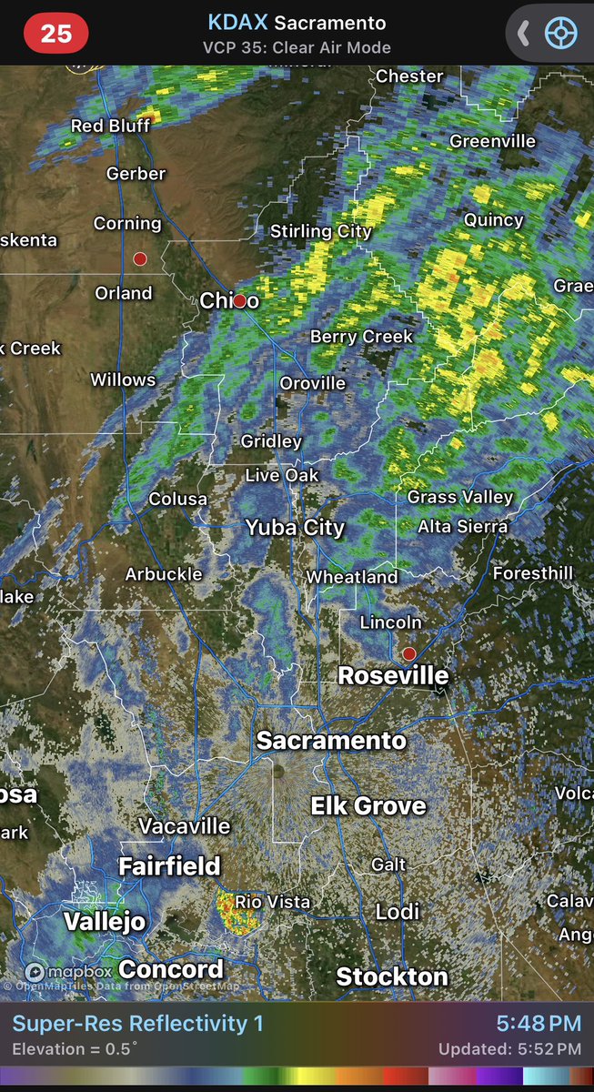 weatherechowx's tweet photo. Rain in NorCal! Time for precip mode #storm1 of the new season https://t.co/i8FHwyopbC